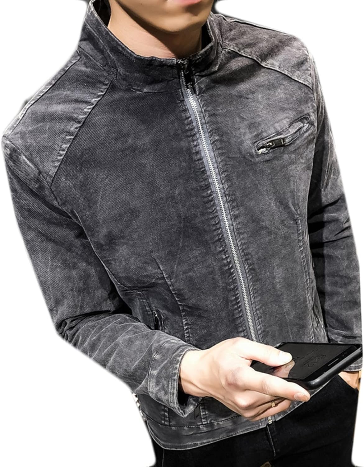 ライトアウター メンズジャケット Gジャン ブルゾン ジップアップ ジャンパー デニム お洒落 カジュアル 春秋服 ショート丈 ファッション バイク ランニング キャンプ 自転車 旅行 釣り