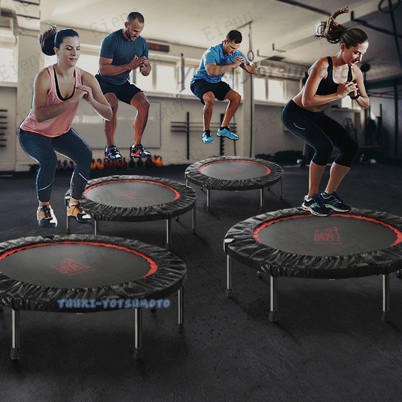 トランポリン 子供 大人用 家庭用 ダイエット 耐荷重110kg 手すりバー付き トランポリン 室内用 80cm 耐荷重110kg 子供用 大人用 四つ折り