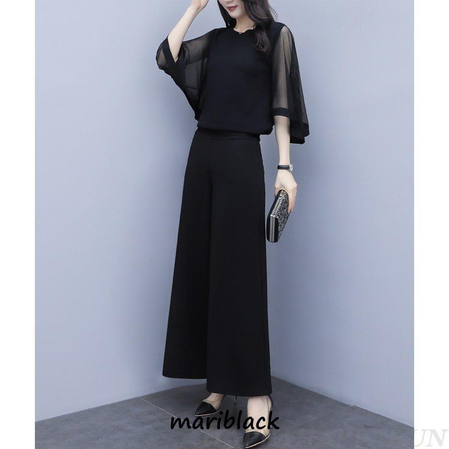 かっこいいパンツドレス 袖あり 黒 セパレート パーティードレス 結婚式 お呼ばれ ドレス 30代 40代 50代 黒ドレス セットアップ 大きいサイズ 3L 4L かっこいいパンツドレス 袖あり 黒 セパレート パーティードレス 結婚式 お呼ばれ ドレス 30代 40代 50代 黒ドレス セットアップ 大きいサイズ 3L 4L