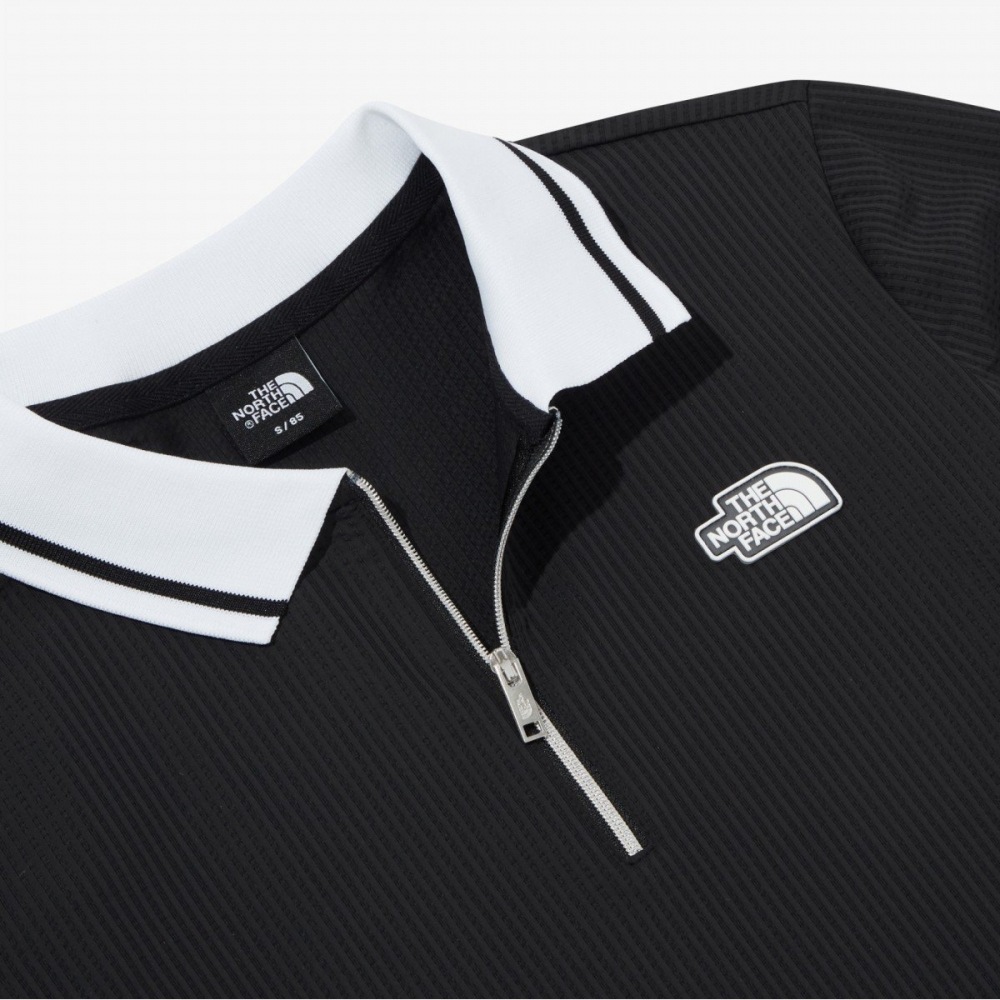 [ノースフェイス公式] NT7PQ37A 女性用アイスフィールド半袖ジップアップポロ