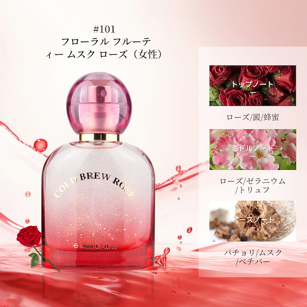 ローズ　オードパルファム　【ローズの香水】 ローズ オードパルファム / THE BODY SHOP(香水, 香水・ヘア