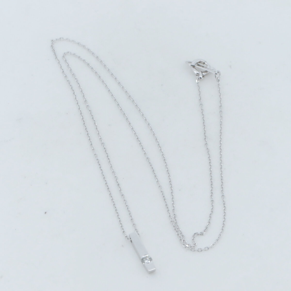 ダイヤモンド ネックレス 4℃ K18WG(18金 ホワイトゴールド) 質屋出品 ダイヤモンド ネックレス 4℃ K18WG(18金 ホワイトゴールド) 質屋出品