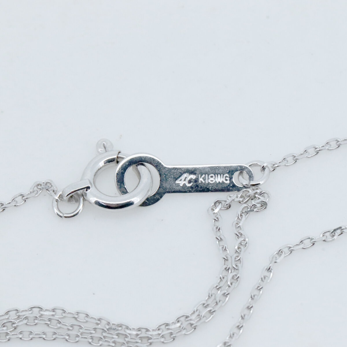 ダイヤモンド ネックレス 4℃ K18WG(18金 ホワイトゴールド) 質屋出品 ダイヤモンド ネックレス 4℃ K18WG(18金 ホワイトゴールド) 質屋出品