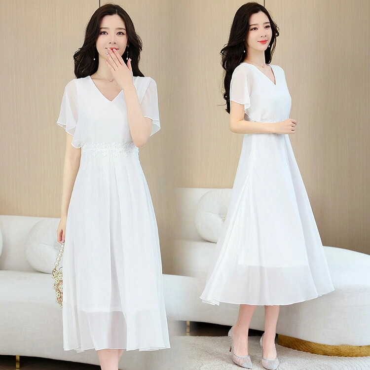 工ガ割-Aラインワンピース 白 無地 刺繍 シンプル シースルー Aライン ワンピース Vネック ロングワンピース 半袖 ロング丈 ワンピース ワンピース ガーリー きれいめ 上品 旅行 海 体型カバ 工ガ割-Aラインワンピース 白 無地 刺繍 シンプル シースルー Aライン ワンピース Vネック ロングワンピース 半袖 ロング丈 ワンピース ワンピース ガーリー きれいめ 上品 旅行 海 体型カバ