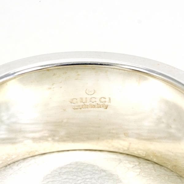 グッチ シルバー リング 指輪 15.5号 箱 袋 総重量約7.7g ジュエリー 中古