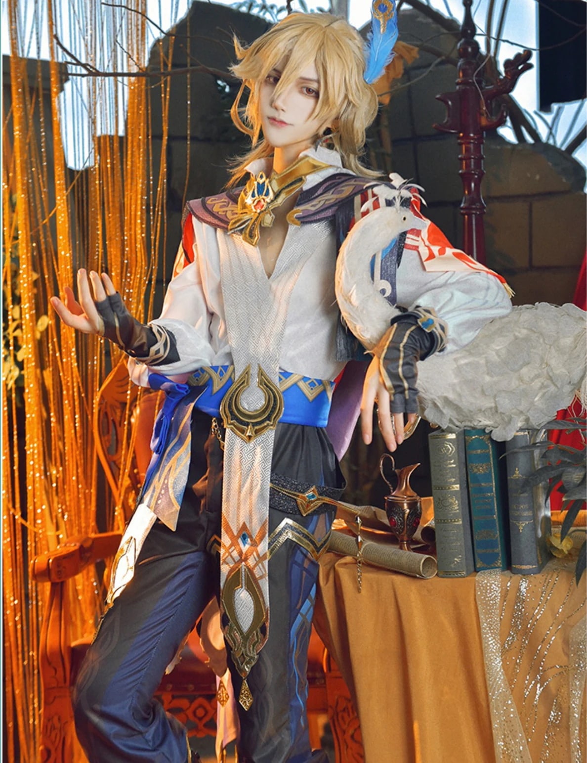 原神 カーヴェ コスプレ衣装 Lサイズ 原神カーヴェ コスプレ