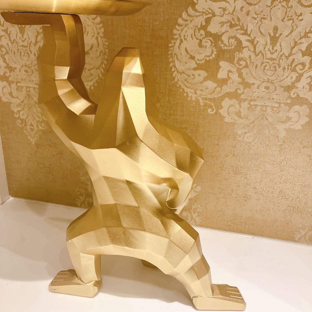 ゴールデンゴリラ オブジェ 置物 ホワイト ブラック レッド 4色オブジェ 小物入れ おしゃれ インテリア おもしろ 動物 ごりら 黄金 金 かわいい ポリゴン 3D ゴールデンゴリラ オブジェ 置物 ホワイト ブラック レッド 4色オブジェ 小物入れ おしゃれ インテリア おもしろ 動物 ごりら 黄金 金 かわいい ポリゴン 3D