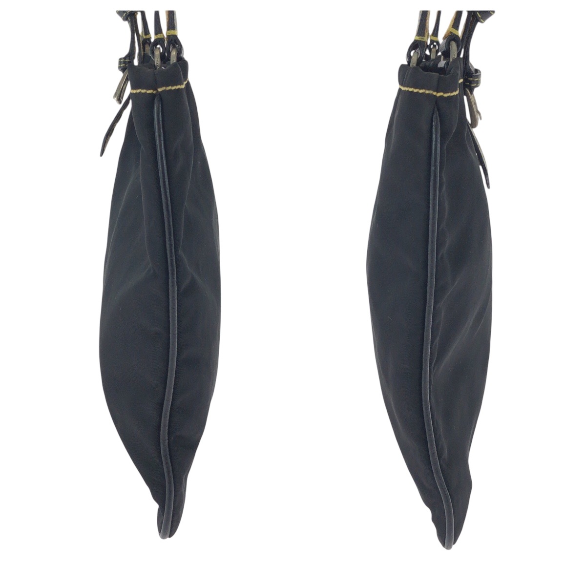 美品 テスート 三角ロゴプレート ブラック 黒 イエロー シルバー金具 ナイロン トートバッグ ハンドバッグ レディース 502415 美品 テスート 三角ロゴプレート ブラック 黒 イエロー シルバー金具 ナイロン トートバッグ ハンドバッグ レディース 502415