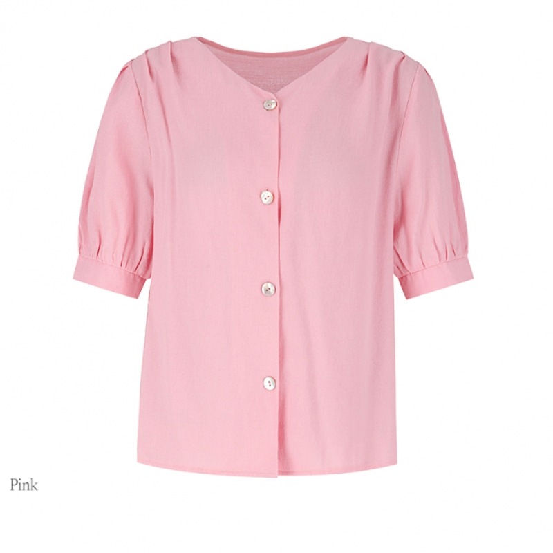 [フォレスト] エッセンシャル Vネックブラウス (SA5SSF2)