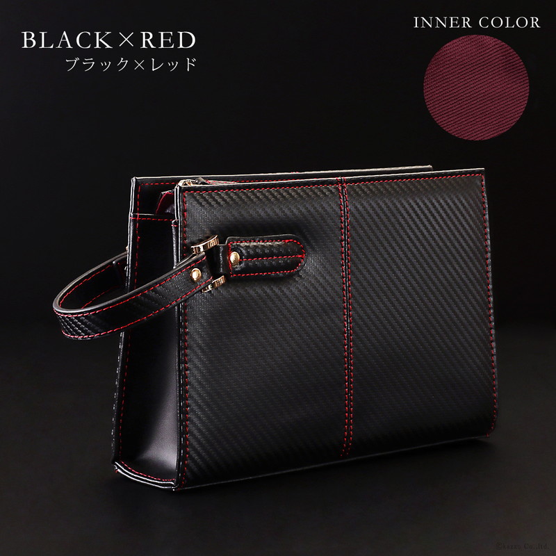 セカンドバッグ メンズ 革 クラッチバッグ スリム 小さい カーボン ボックス型 スクエア ブランド DIABLO ディアブロ Merge マージ ディアブロ MGD-2548