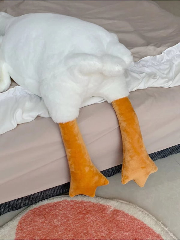 Qoo10] SNS大人気 抱き枕 大きな白いガチョウ