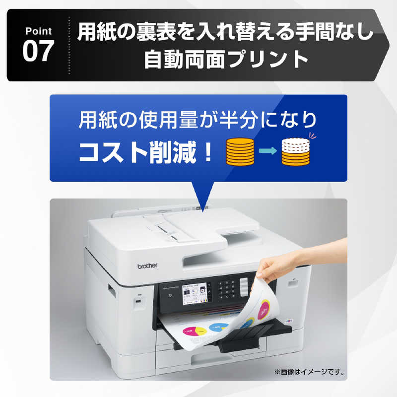 ブラザー　brother　A3 ビジネス インクジェット プリンター ・ 複合機 ［L判～A3］　MFC-J7100CDW