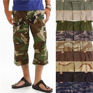 アメリカ軍 BDU クロップド カーゴパンツ 迷彩服 XLサイズ タイガー 7分丈 レプリカ 米軍 ミリタリーパンツ 軍モノ