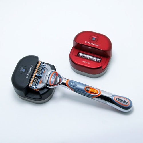 充電式シェーバー除菌スタンド レッド