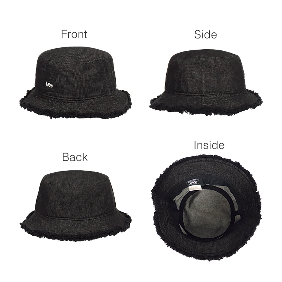 フリンジ バケットハット ハット レディース メンズ 帽子 ブランド ミニロゴ キャンバス バケハ 男女兼用 カジュアル おしゃれ レジャー チビロゴ
