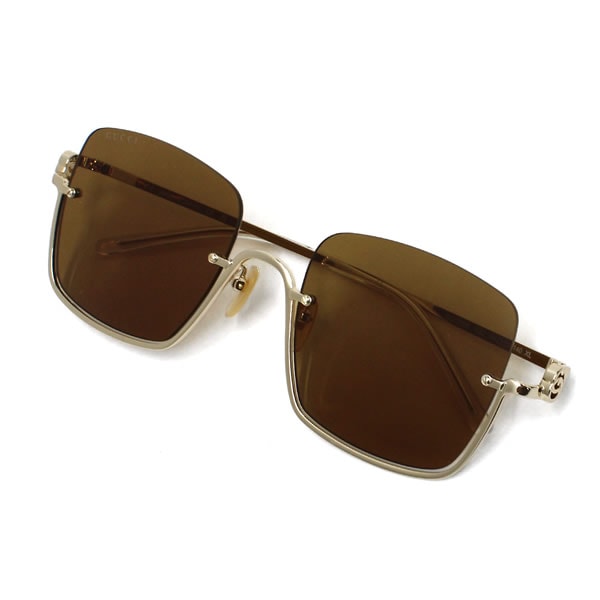 サングラス GG1279S-002 サングラス EYEWEAR ゴールド ブラウン ノーズパット メンズ レディース ユニセックス サングラス GG1279S-002 サングラス EYEWEAR ゴールド ブラウン ノーズパット メンズ レディース ユニセックス