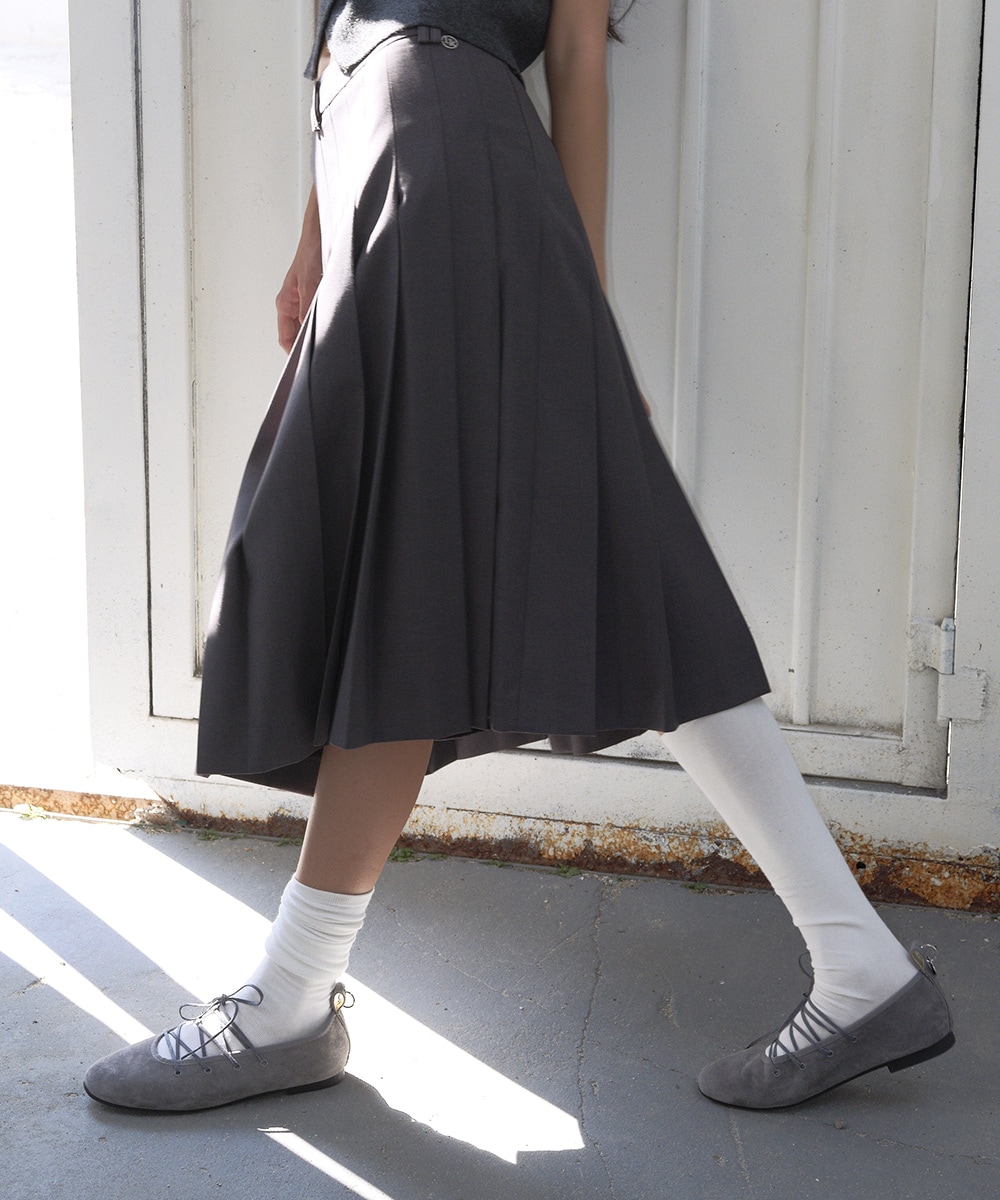 rockfish weatherwear [24FW 新商品] BELLA LACEUP FLAT 6color 韓国ファッション ベラ レースアップ フラット (スエード)