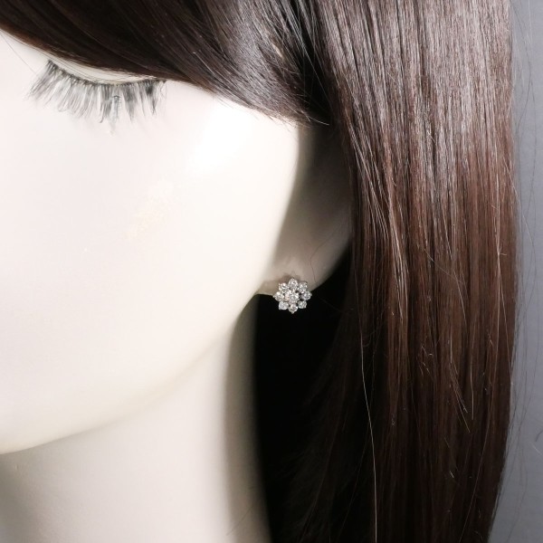 PT900 プラチナ ピアス ダイヤ 0.50 ×2 総重量約3.7g ジュエリー 中古 PT900 プラチナ ピアス ダイヤ 0.50 ×2 総重量約3.7g ジュエリー 中古