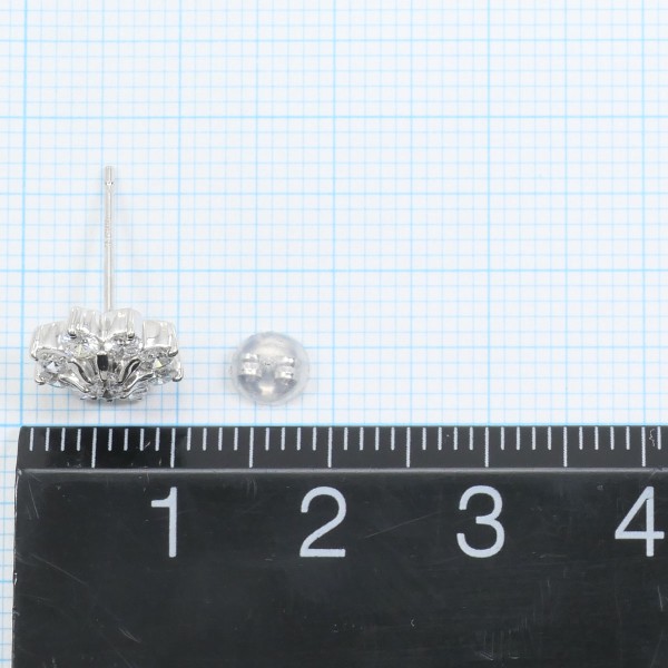 PT900 プラチナ ピアス ダイヤ 0.50 ×2 総重量約3.7g ジュエリー 中古 PT900 プラチナ ピアス ダイヤ 0.50 ×2 総重量約3.7g ジュエリー 中古