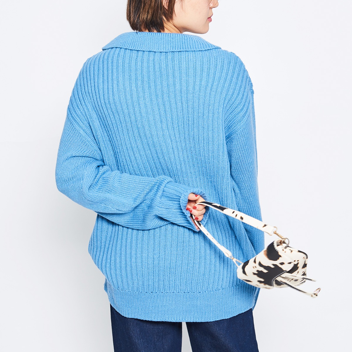 ポロカーディガン ポロカーディガン