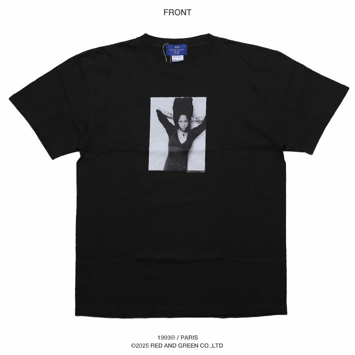 993 DESIGNED WORLD HIPHOP Tシャツ 半袖 メンズ 春夏用 黒 白 大きいサイズ ナインティーンナインティスリー 公式 ERYKAH BADU