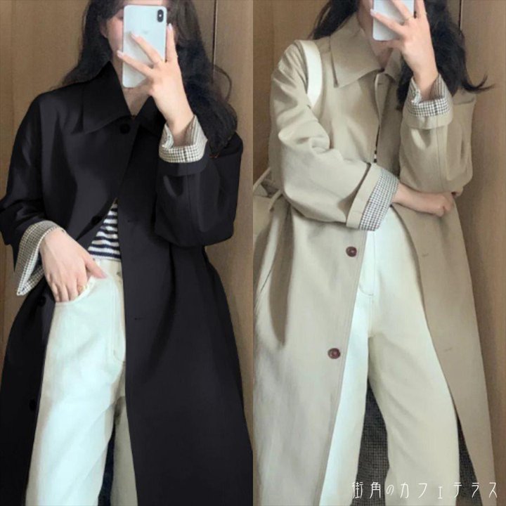 アウター コート 2色 ロングコート ロング ロング丈 袖あり 長袖 無地 ポケット かわいい 大人可愛い 綺麗 シンプル カジュアル 大人 おしゃれ お洒落 ママ服 大人女子 こなれ感