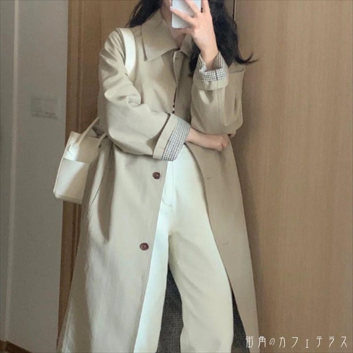 アウター コート 2色 ロングコート ロング ロング丈 袖あり 長袖 無地 ポケット かわいい 大人可愛い 綺麗 シンプル カジュアル 大人 おしゃれ お洒落 ママ服 大人女子 こなれ感