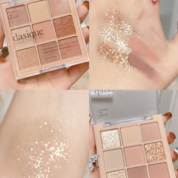 dasique アイシャドウパレット 9色 u0026 ブラッシャー 4色 セット デイジーク全色レビュー大人気アイシャドウパレット♡⁄dasique9色パレット比較