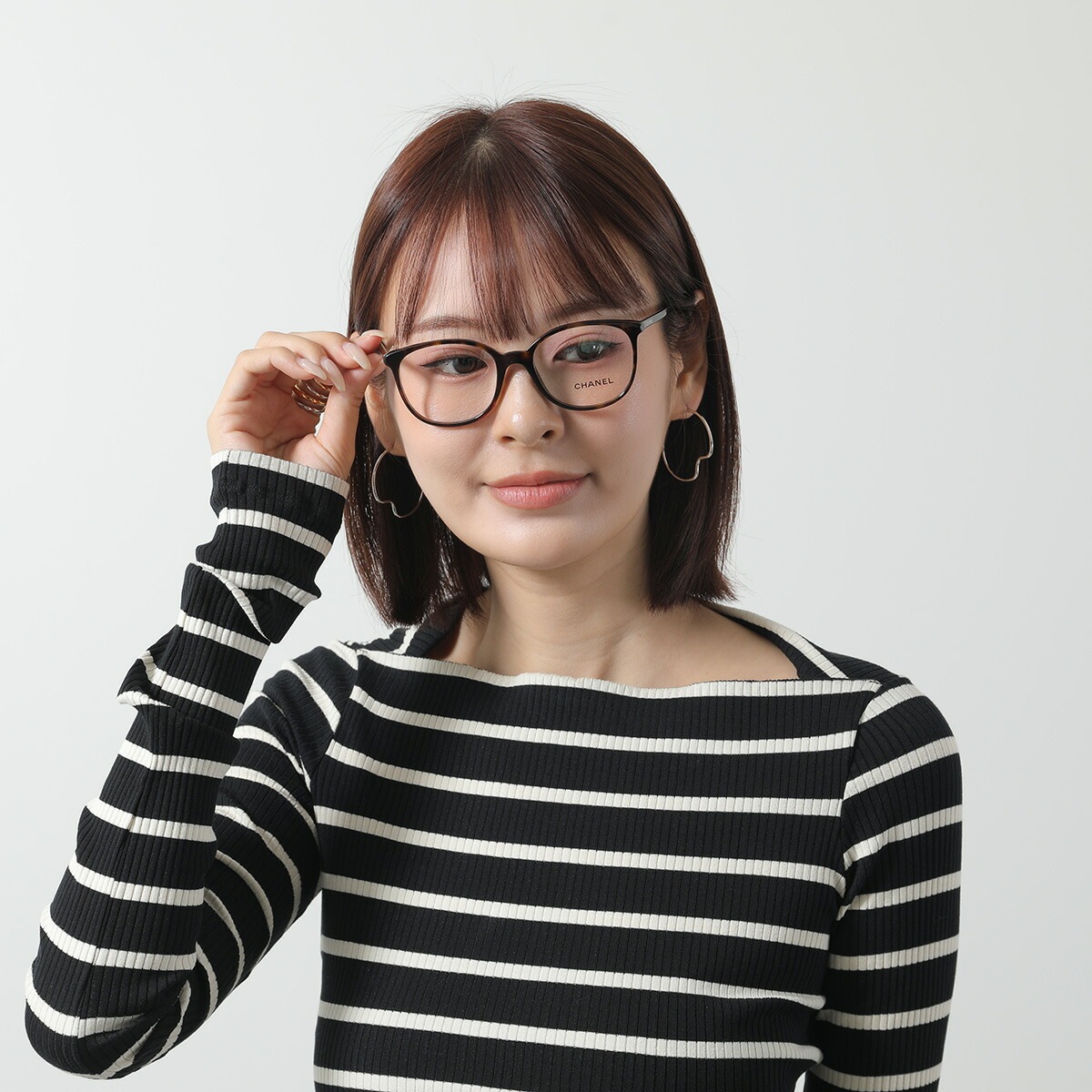 CHANEL シャネル メガネ 3432 レディース ボストン型 セルフレーム フルリム CCマーク ココマーク 伊達メガネ ダテ めがね アイウェア C714/DarkHvana CHANEL シャネル メガネ 3432 レディース ボストン型 セルフレーム フルリム CCマーク ココマーク 伊達メガネ ダテ めがね アイウェア C714/DarkHvana