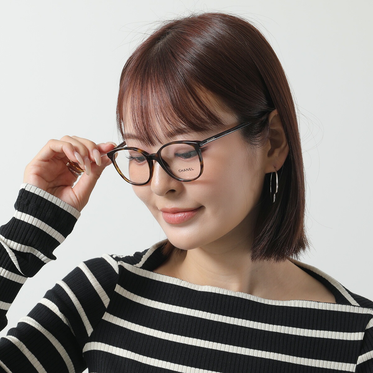 CHANEL シャネル メガネ 3432 レディース ボストン型 セルフレーム フルリム CCマーク ココマーク 伊達メガネ ダテ めがね アイウェア C714/DarkHvana CHANEL シャネル メガネ 3432 レディース ボストン型 セルフレーム フルリム CCマーク ココマーク 伊達メガネ ダテ めがね アイウェア C714/DarkHvana