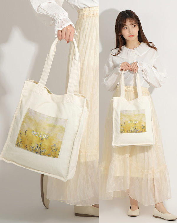 Qoo10] 転写刺繍トート トートバッグ トート レ