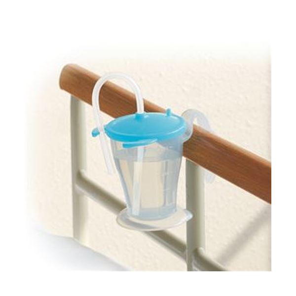 （まとめ）オオサキメディカル プラスハートベッド柵にも掛けられる ストローカップ ブルー 250ml 1個(×20セット) mdprevattcaulkingandwaterproofing.com