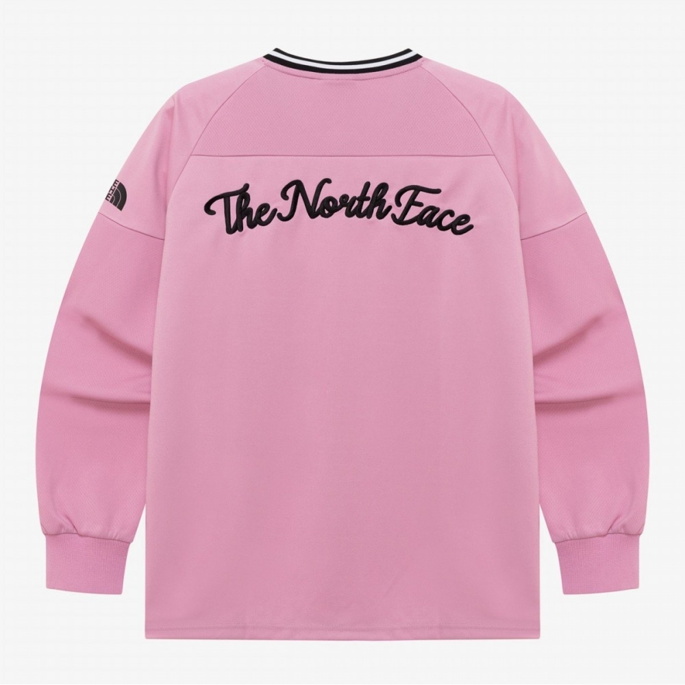 ノースフェイス TNF クルー 長袖Tシャツ LIGHT PINK NM5MR05M