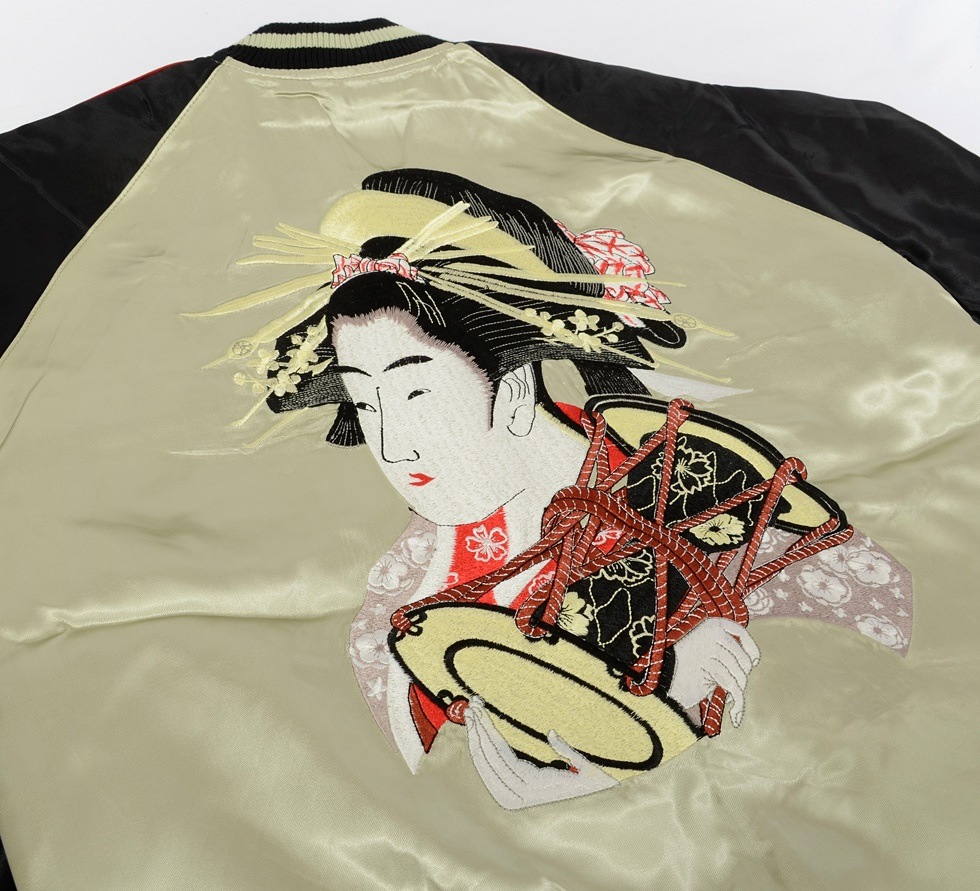 花旅楽団 SCRIPT... : レディース服 和柄 スカジャン 大人気即納