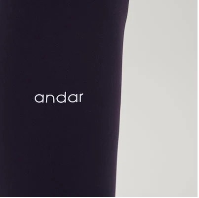 【新品】andar アンダール エアークーリング レギンスM アンダールandarエアクーリングGINIレギンスくすみ9分丈4ダスク