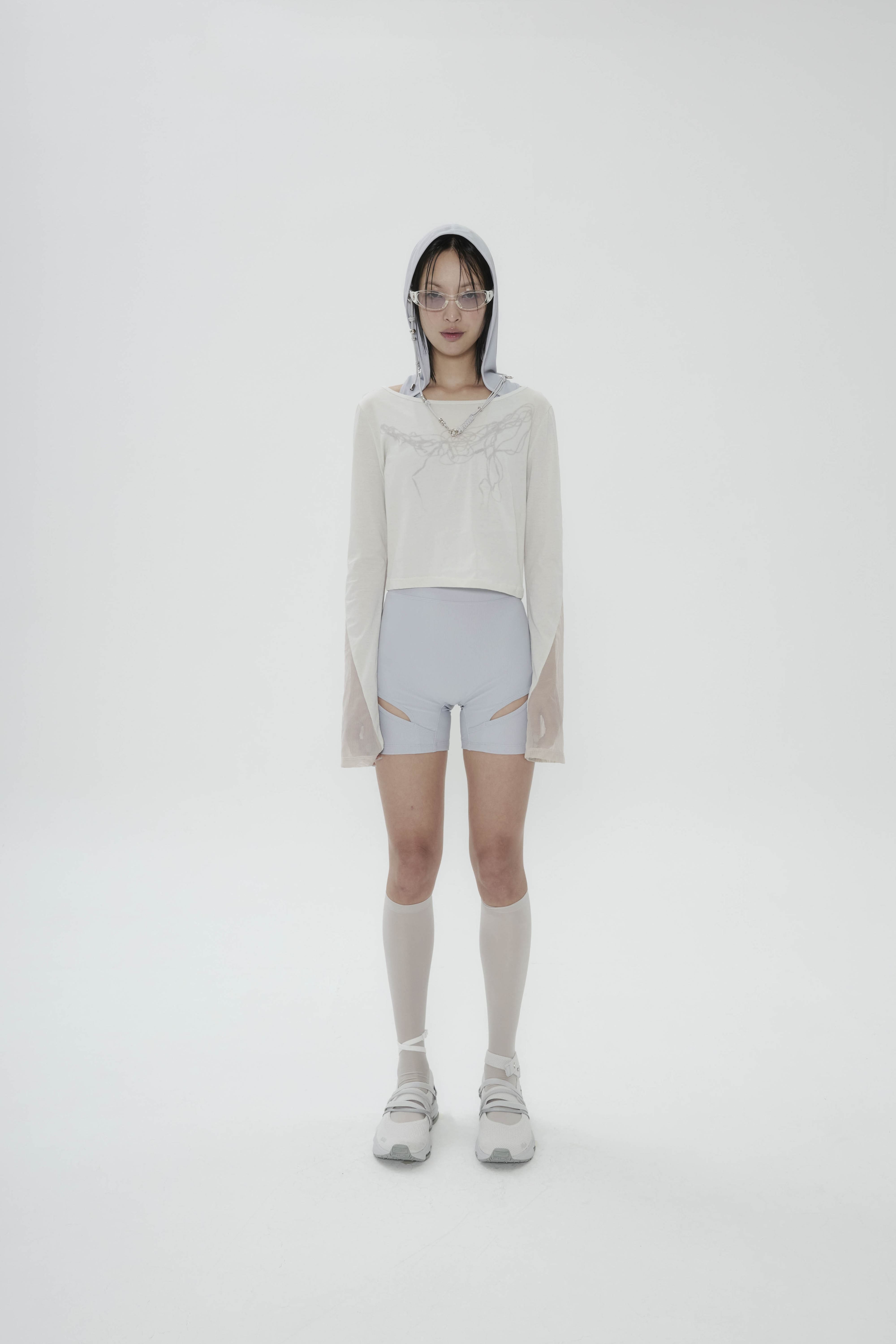 Tシャツ・カットソー OJOS Reversible Mesh Long Sleeves OJOS] Reversible Mesh Long Sleeves Tシャツ・カットソー
