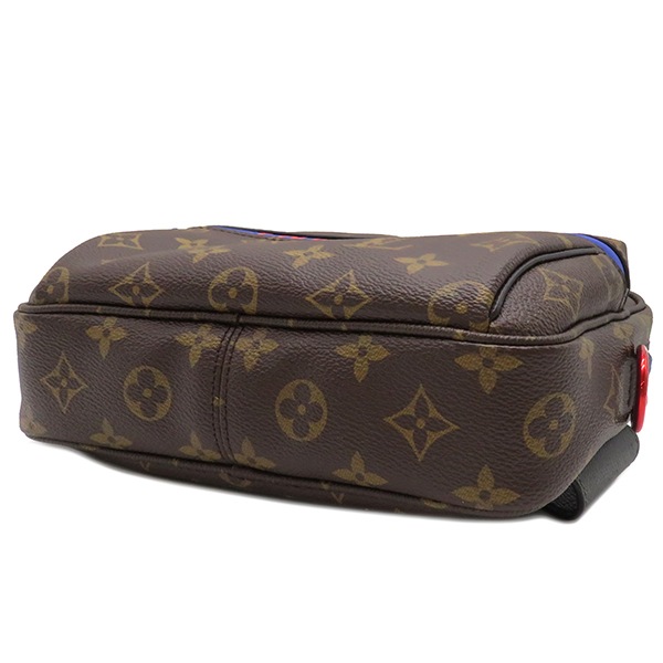 ルイヴィトン LOUIS VUITTON ボディバッグ パシフィック バムバッグ モノグラムキャンバス モノグラム ゴールド金具 茶 ウエストバッグ ブルー金具 レッド金具 M43828 FO0188