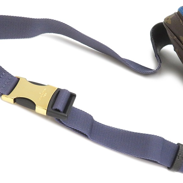 ルイヴィトン LOUIS VUITTON ボディバッグ パシフィック バムバッグ モノグラムキャンバス モノグラム ゴールド金具 茶 ウエストバッグ ブルー金具 レッド金具 M43828 FO0188