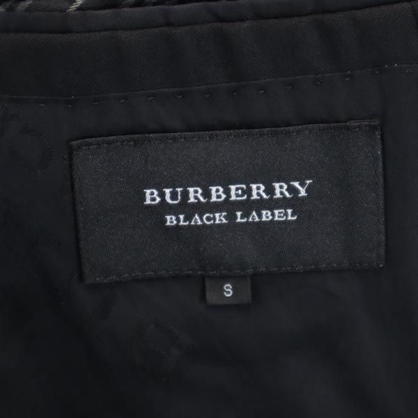 バーバリーブラックレーベル 三陽商会 ウールブレンド テーラードジャケット S ネイビー系 BURBERRY BLACK LABEL メンズ