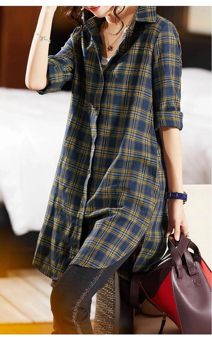 【20点セット】無料シャツワンピース チェック シャツ 春秋 ロングシャツ ワンピース レディース ロングワンピース シャツワンピ きれいめ 柔らか 体型カバー 着痩せ チェック柄 きれいめ ナチュラ 【20点セット】無料シャツワンピース チェック シャツ 春秋 ロングシャツ ワンピース レディース ロングワンピース シャツワンピ きれいめ 柔らか 体型カバー 着痩せ チェック柄 きれいめ ナチュラ