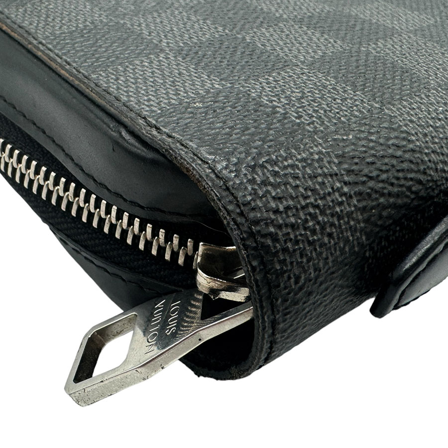 ルイ ヴィトン LOUIS VUITTON 長財布 ダミエグラフィット ジッピーXL