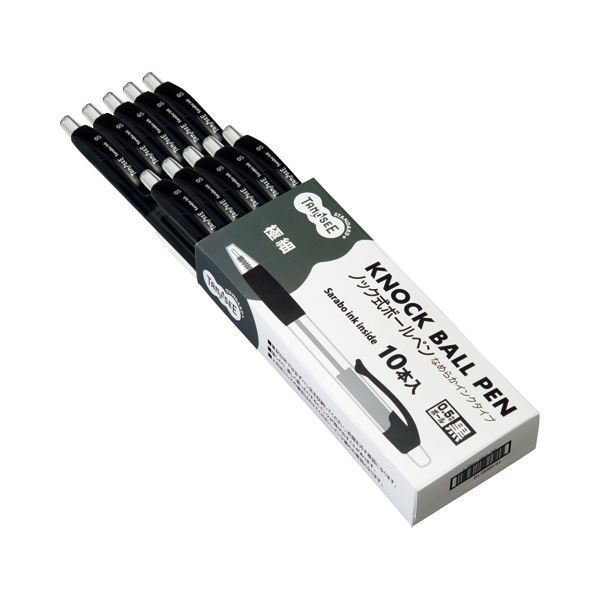 (まとめ) TANOSEE ノック式油性ボールペン(なめらかインク) 0.5mm 黒 1セット(50本) 2セット (まとめ) TANOSEE ノック式油性ボールペン(なめらかインク) 0.5mm 黒 1セット(50本) 2セット