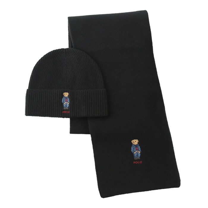 POLO Ralph Lauren マフラー　ニット帽　セット ポロラルフローレン ニット帽 マフラー セット Polo Ralph Lauren