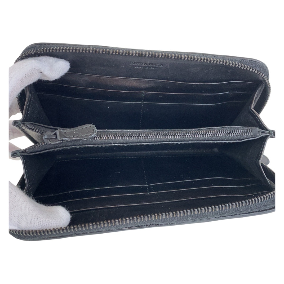 美品 イントレチャート ブラック 黒 レザー 長財布 ロングウォレット メンズ 504768 美品 イントレチャート ブラック 黒 レザー 長財布 ロングウォレット メンズ 504768