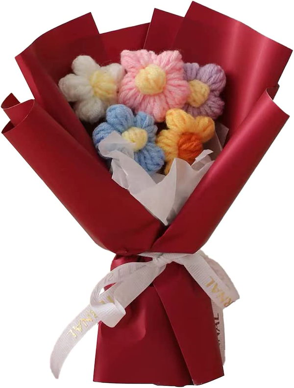 Qoo10] クリスマスフラワー レッド ぬいぐるみ花