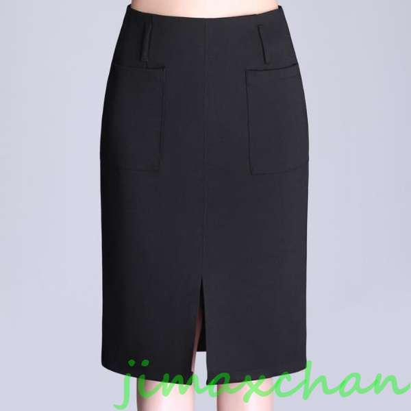サマー　63CM/膝丈/レディース　無地　タイトスカート キシスカート　フレア　フォーマル　マーメイドラインスカート　ハイウエス　ペンシルス