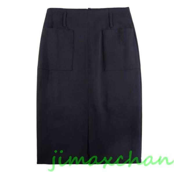 サマー　63CM/膝丈/レディース　無地　タイトスカート キシスカート　フレア　フォーマル　マーメイドラインスカート　ハイウエス　ペンシルス