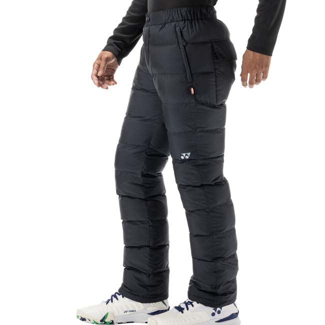 日本サイズ ヨネックス(YONEX) 2023 FW ユニセックス 中綿ロングパンツ ヒートカプセルトリプル 90083-007 ブラック(23y10mトレーニング)_4