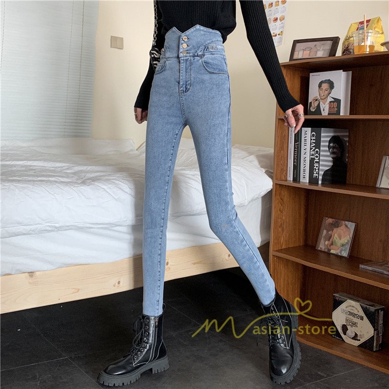 スキニー デニム パンツ パギンス ジーンズ ストレッチ ハイウェスト 着痩せ 体型カバー 30代 レギンス 40代 おしゃれ 美脚 レディース ジーパン 21春 代 即納最大半額