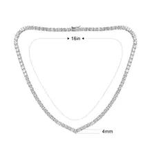 4mm V字型銅象嵌ジルコンテニスネックレス ヒップホップラグジュアリーファッション多用途高品質ジュエリーアクセサリー 4mm V字型銅象嵌ジルコンテニスネックレス ヒップホップラグジュアリーファッション多用途高品質ジュエリーアクセサリー